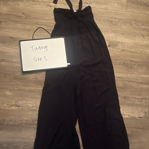 Timing Black Maternity Jumpsuit - Women's - Picture 1 of 1
